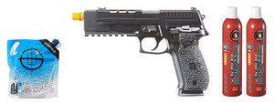 Vorsk Airsoft VP26X Gas Blowback Pistol - Green Gas Combo - (Black)