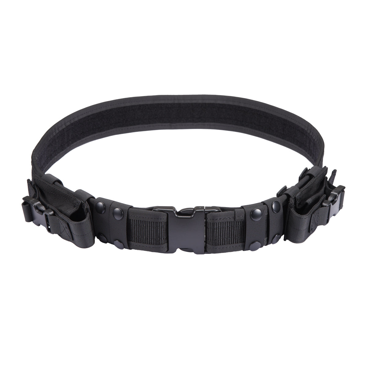 Code 11 Tactical Battle Belt w/ Pistol Magazine Pouches (Color: Black)