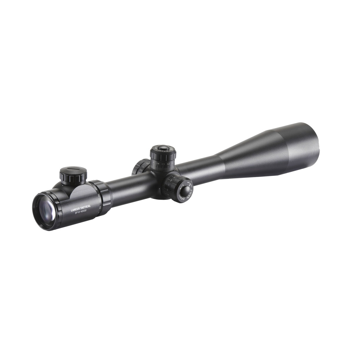 Lancer Tactical 10-40x50 Illuminated Tactical Scope (Color: Black)