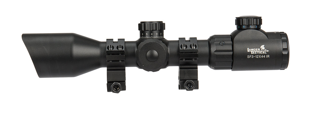 CA-1417 LANCER TACTICAL 3X-12X 205MM SHOCKPROOF RIFLE SCOPE