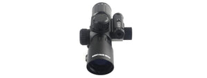 Lancer Tactical 4x30IR Short Red Dot Scope Equipped With Red Laser Mechanism Fits 11mm/20mm Rails - (Black)