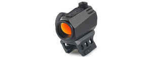Lancer Tactical Enclosed Red Dot Sight R5A 1x Magnification Scope - (Red Glass/Black)