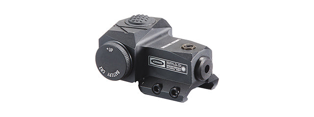 Lancer Tactical Picatinny Single Button Green Laser - (Black)