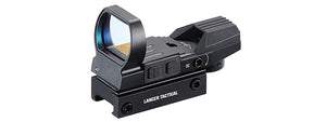 Lancer Tactical Multi-Reticle Reflex Red Dot Optic (Black/USB-C)