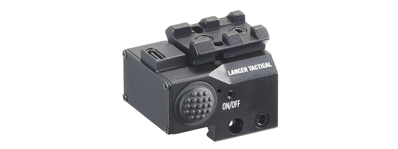 Lancer Tactical N/PEQ-15A DBAL-A2 GR Dual Laser Module with Picatinny Mount - (Black)