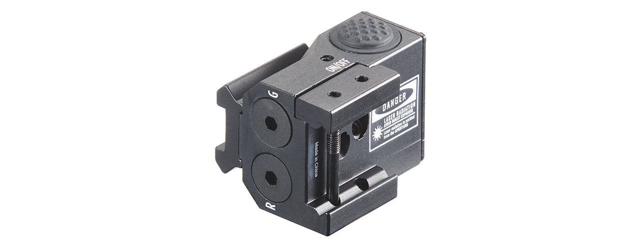 Lancer Tactical N/PEQ-15A DBAL-A2 GR Dual Laser Module with Picatinny Mount - (Black)