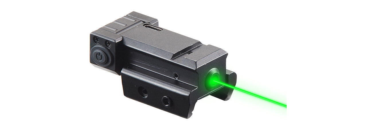 Lancer Tactical Compact Green Laser Sight - (Black)