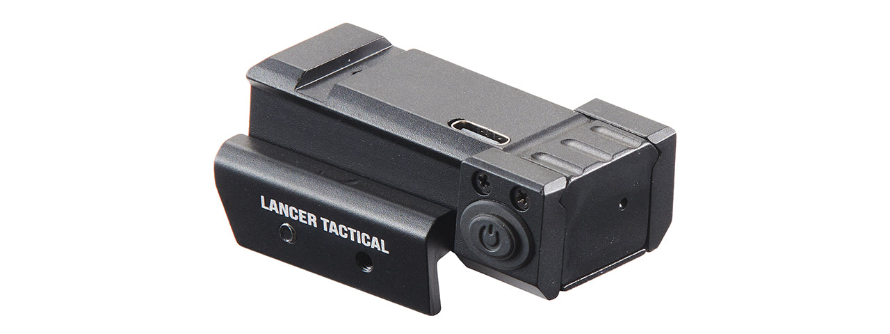 Lancer Tactical Compact Red Laser Sight - (Black)