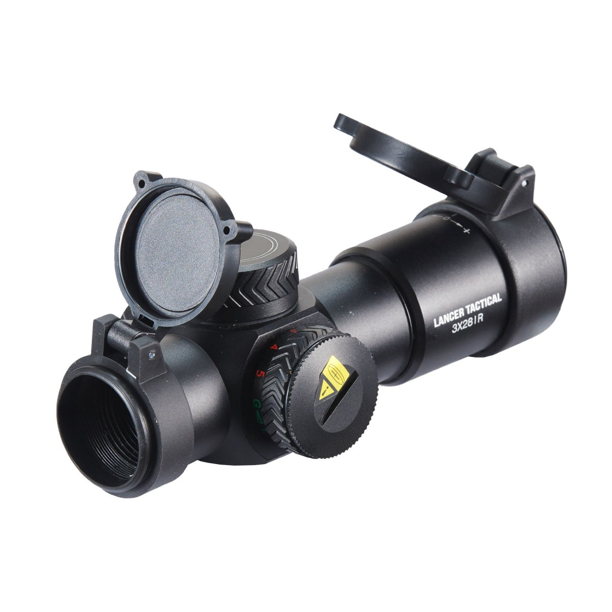 Lancer Tactical 3x28 IR Fixed Magnification Airsoft Rifle Scope
