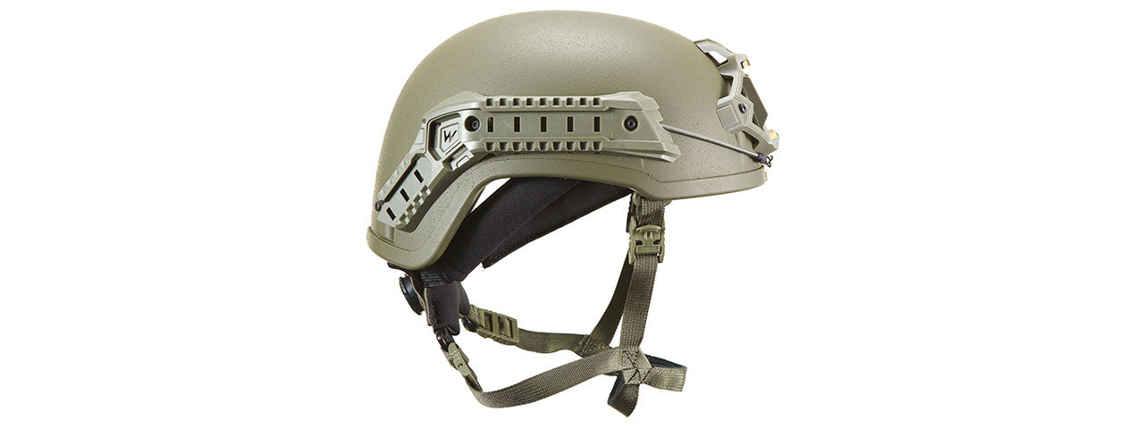 FMA Specialist Ballistic High Cut Helmet - (Ranger Green)