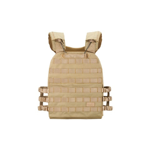 Lancer Tactical 1000D Nylon Tactical Vest w/ Shoulder Straps (Color: Tan)