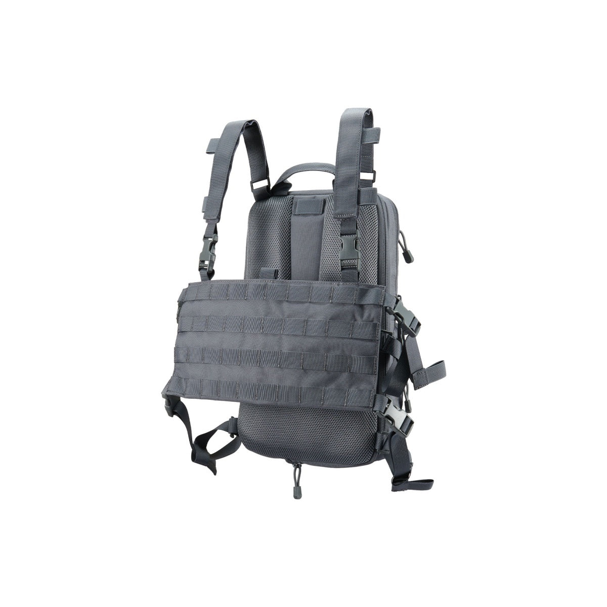 Lancer Tactical 1000D Nylon QD Chest Rig and Backpack Combo - (Grey)