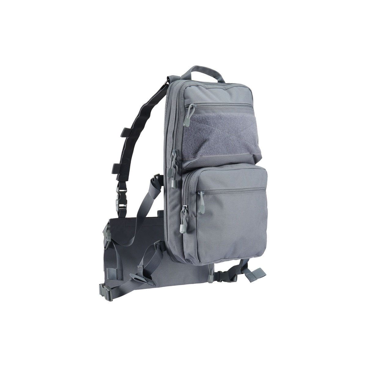 Lancer Tactical 1000D Nylon QD Chest Rig and Backpack Combo - (Grey)