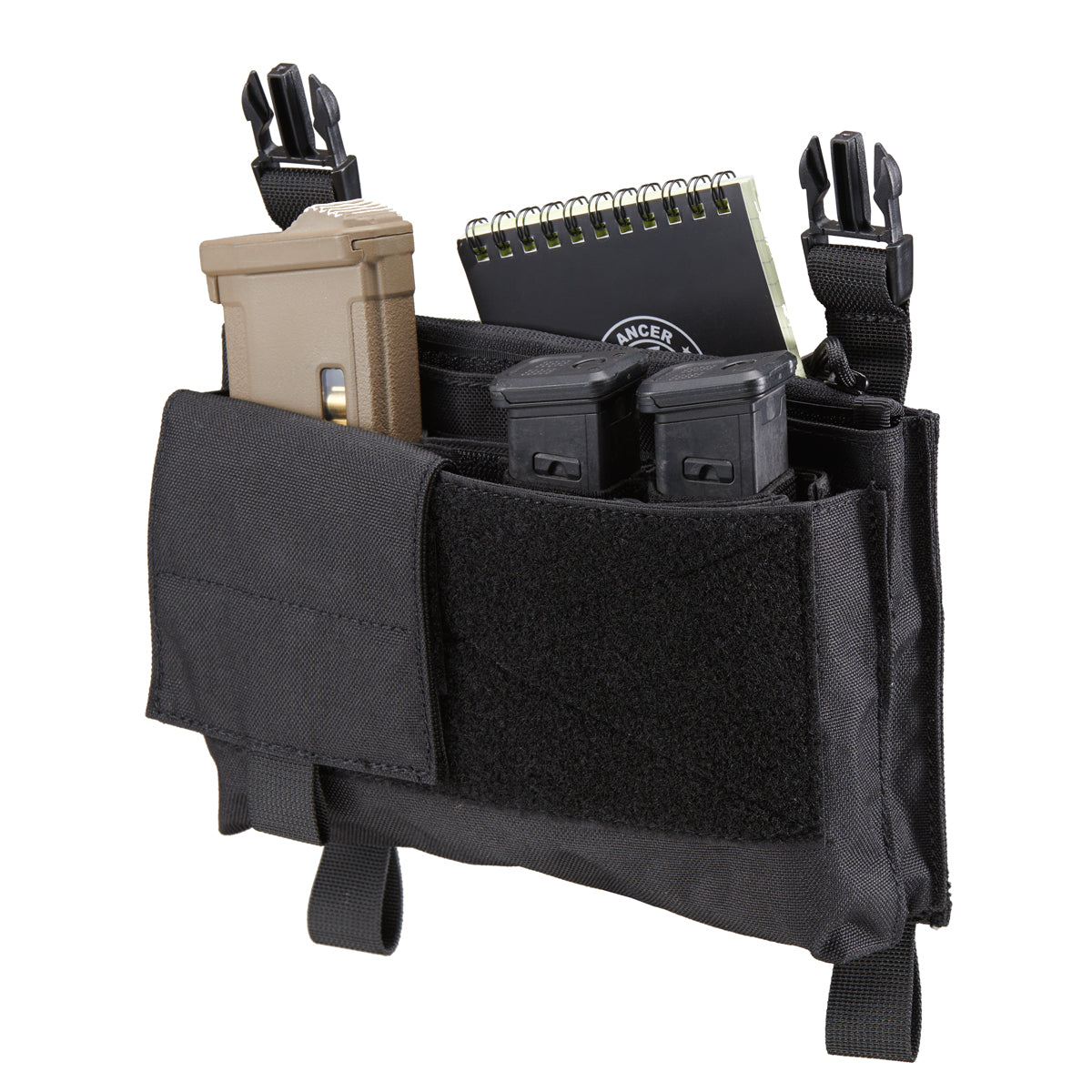 Lancer Tactical MK4 Fight Chassis Buckle Up Pouch Panel (Color: Black)
