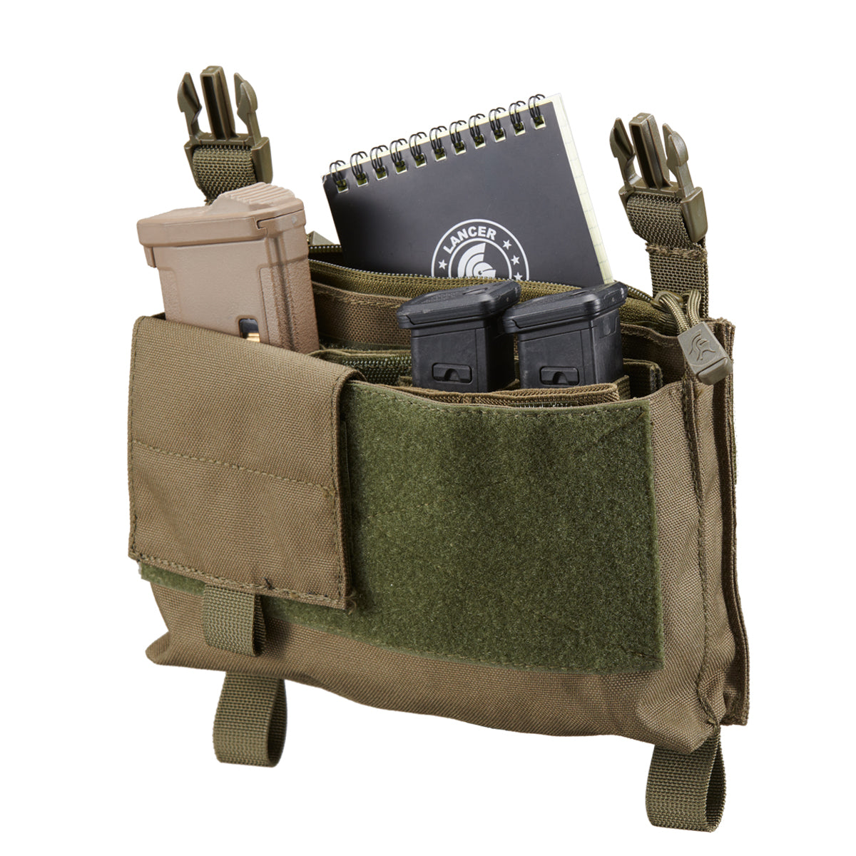 Lancer Tactical MK4 Fight Chassis Buckle Up Pouch Panel (Color: OD Green)