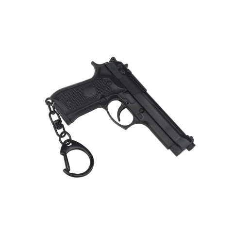 Tactical Detachable Mini M9 Pistol Keychain (Color: Black)