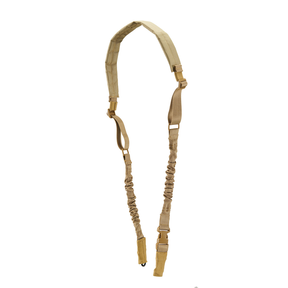 Lancer Tactical Heavy Duty Foam Padded Two Point Sling w/ QD Buckle (Color: Tan)