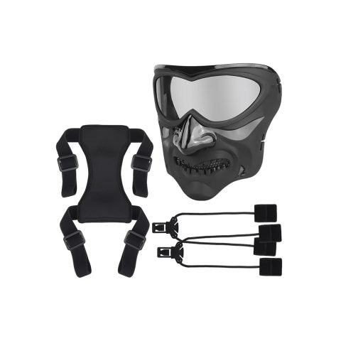 Lancer Tactical Night Knight Full Face Mask - BLACK