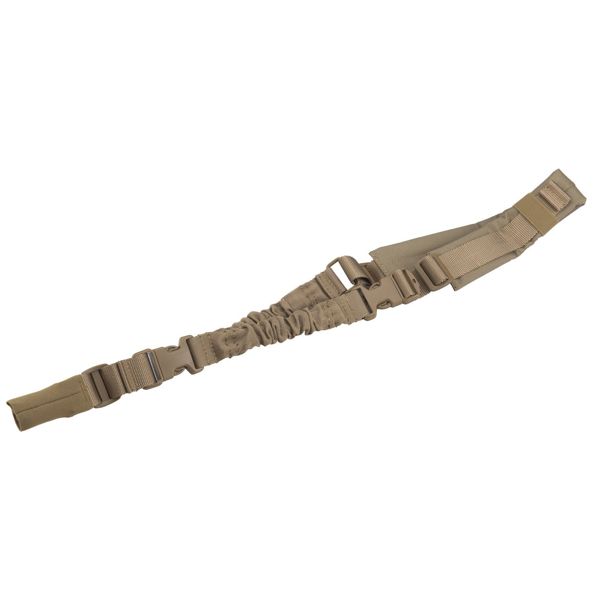 Lancer Tactical Heavy Duty Foam Padded Single Point Sling w/ QD Buckle (Color: Tan)