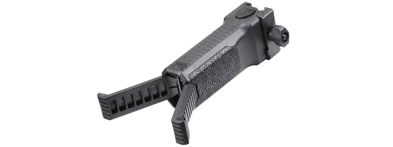 Lancer Tactical 2.0 Spring Loaded Bipod Grip - (Black)