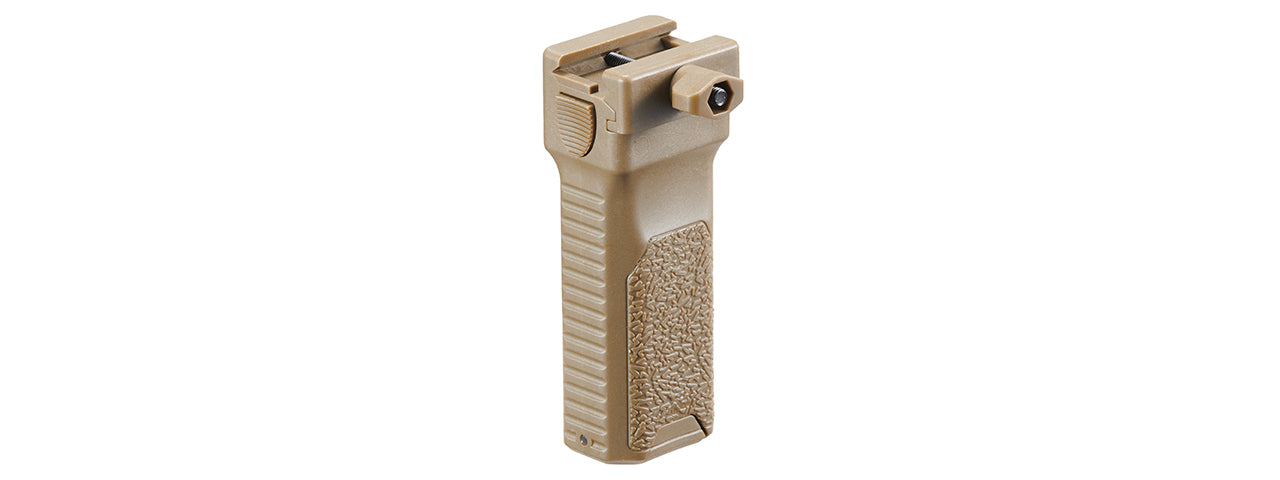 Lancer Tactical 2.0 Spring Loaded Bipod Grip - (Tan)