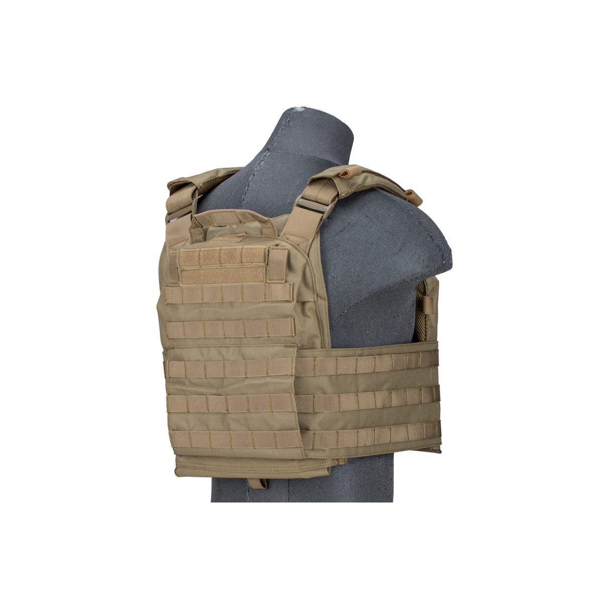 Lancer Tactical Quick Depart Plate Carrier (Color: Tan)