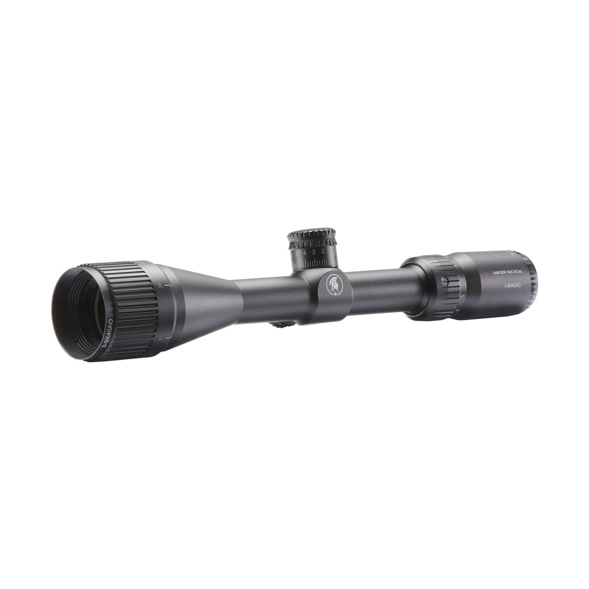 Lancer Tactical 3-9x40 AO Scope with Mount (Color: Black)