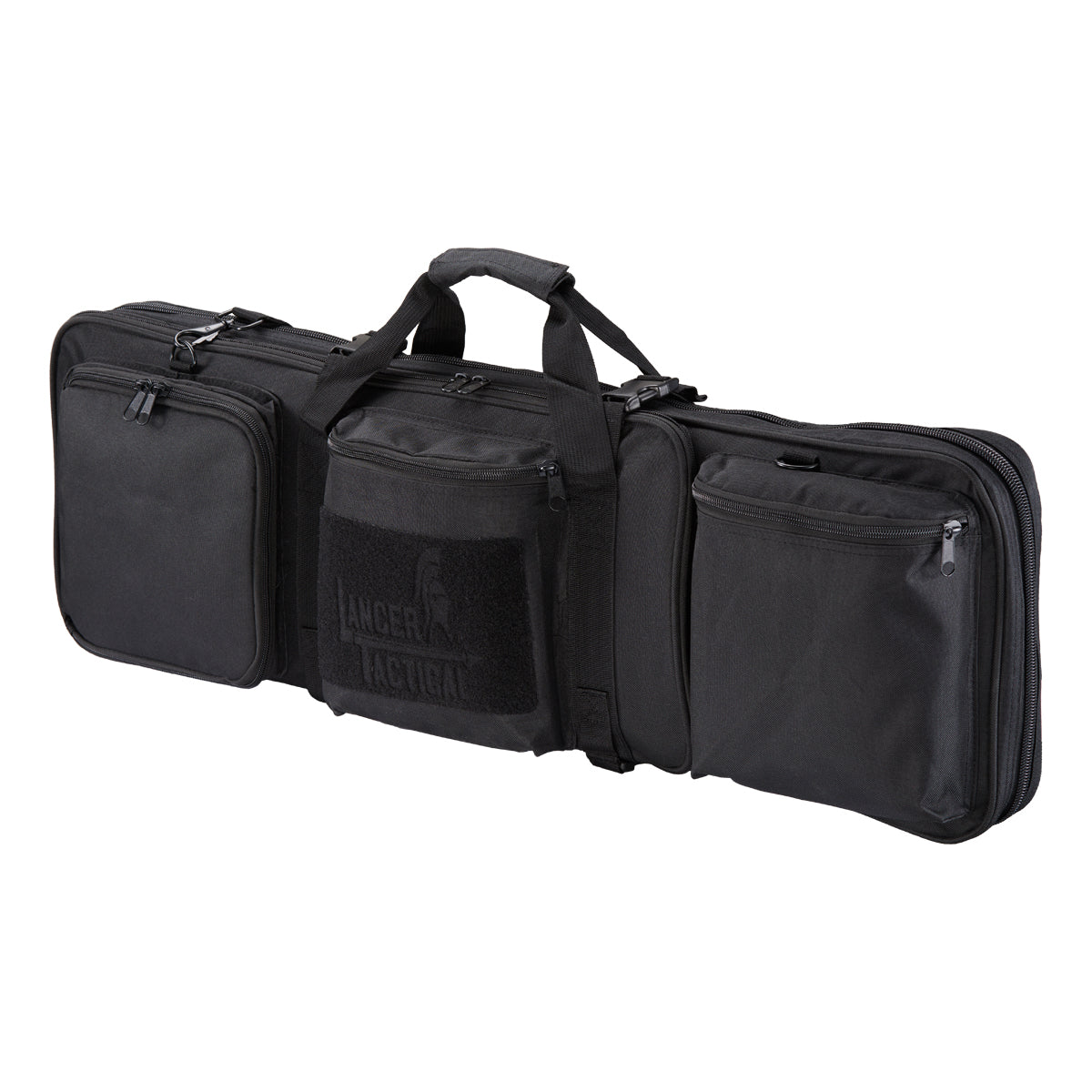 Lancer Tactical 1000D Nylon Polymer 32" Rifle Bag (Color: Black)