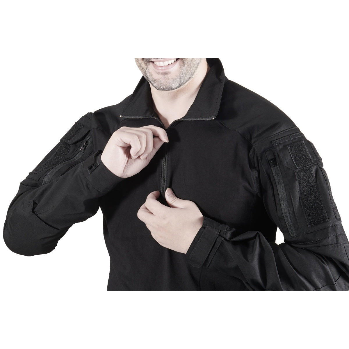 Lancer Tactical Gen4 Combat BDU Airsoft Shirt - (Black)