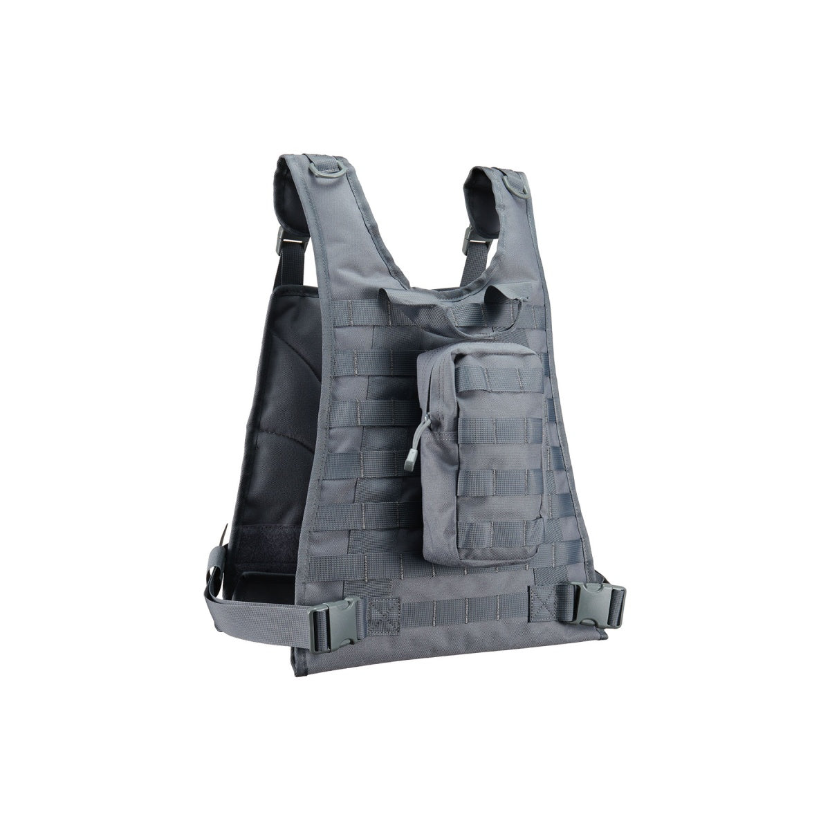 Lancer Tactical Airsoft Tactical MOLLE Tactical Vest - (Grey)