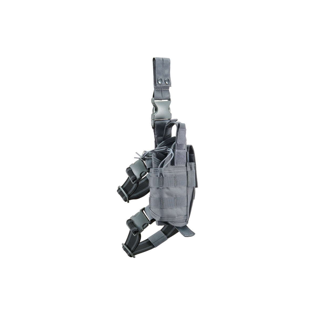 Lancer Tactical 600D Nylon Tornado Drop Leg Holster - (Grey)