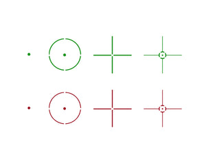 Lancer Tactical Red & Green Dot Panorama Reflex Sight - 4 Reticles (Color: Black)