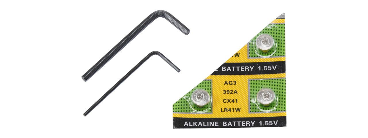 Lancer Tactical 1x Reflect Sight with Button Control (Color: Black)