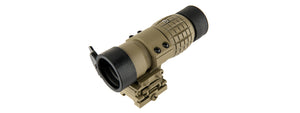 LANCER TACTICAL 1 - 3X ADJUSTABLE MAGNIFIER W/ QD MOUNT (TAN)