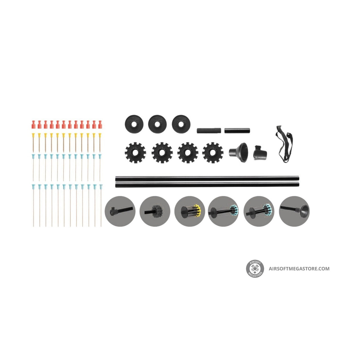 Cycon 36" Blowgun with Various Darts (Color: Black)