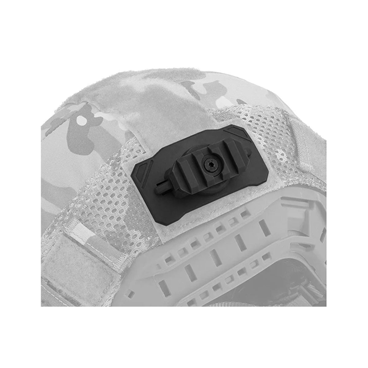 Lancer Tactical Universal Helmet Tactical Light Adapter - BLACK