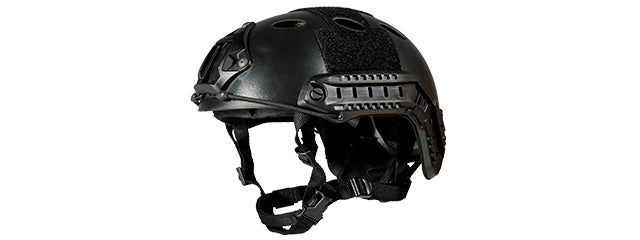 HELMET PJ TYPE (COLOR: BLACK) SIZE: MED/LG