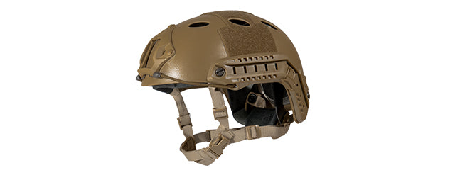 HELMET PJ TYPE (COLOR: DARK EARTH) SIZE: MED/LG