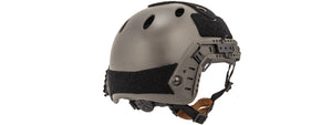 Lancer Tactical PJ Airsoft Helmet w/ Side Rails LG/XL (FOLIAGE GRAY)