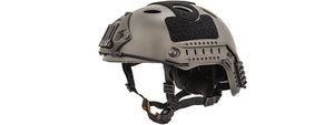 Lancer Tactical PJ Airsoft Helmet w/ Side Rails LG/XL (FOLIAGE GRAY)