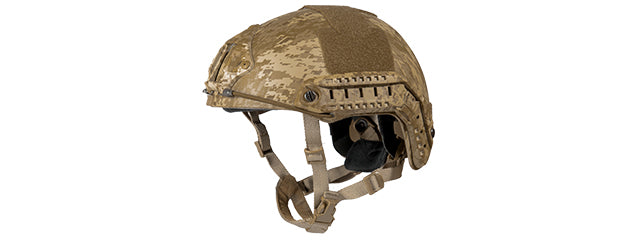 HELMET BALLISTIC TYPE (COLOR: DESERT DIGITAL) SIZE: MED/LG
