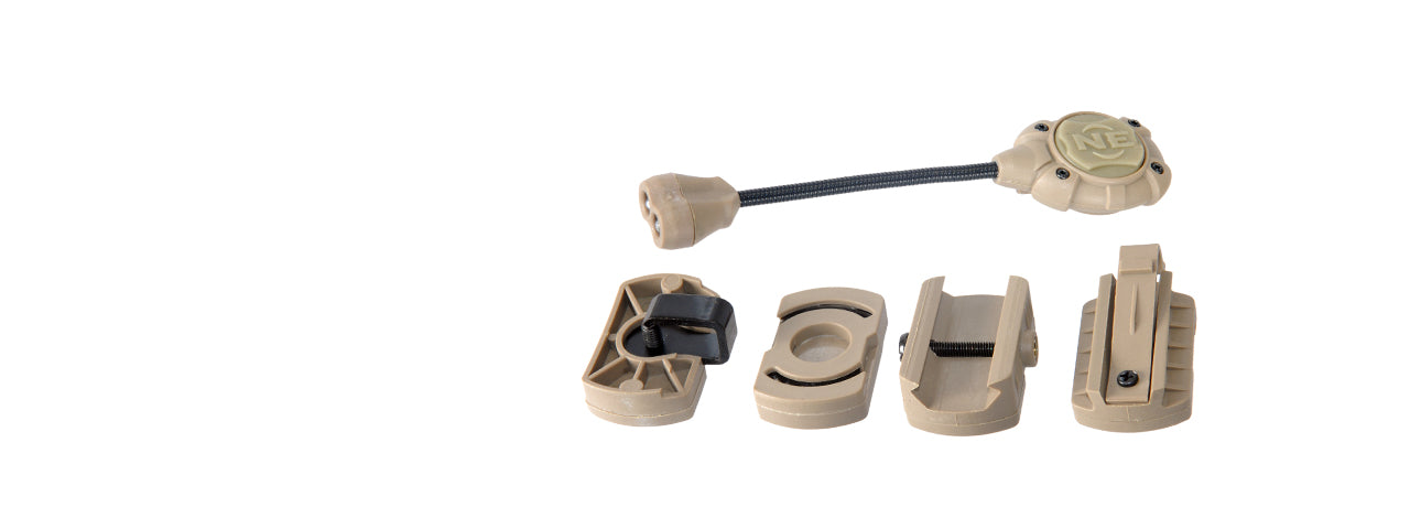 CA-729TG HELMET MULTI-LIGHT 2-LED (DARK EARTH)