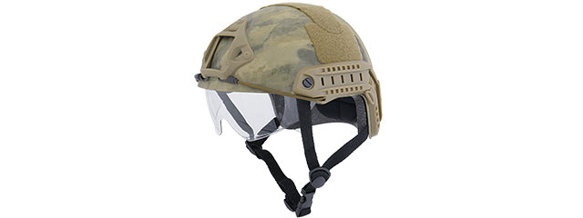 CA-741A HELMET BALLISTIC TYPE BASIC VERSION w/VISOR (COLOR: AT) SIZE: MEDIUM