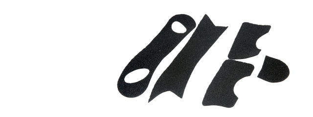 Lancer Tactical CA-747B HELMET Velcro Sticker Set, PJ Type, Black