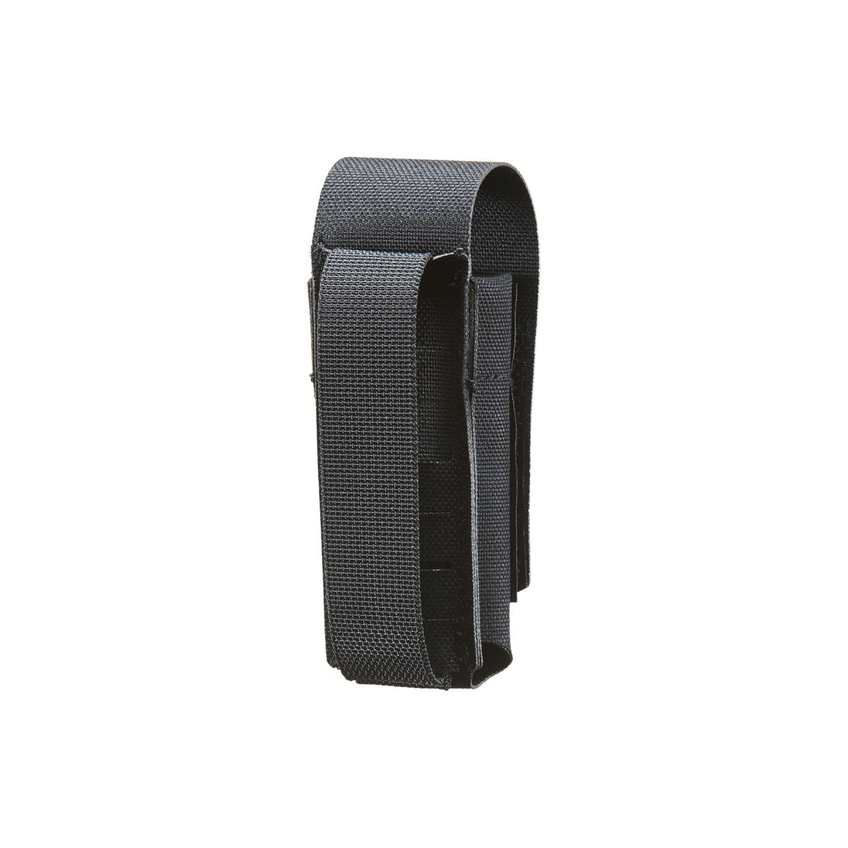 Lancer Tactical Laser Cut Single Pistol Magazine Pouch with Flap Cover - BLACK