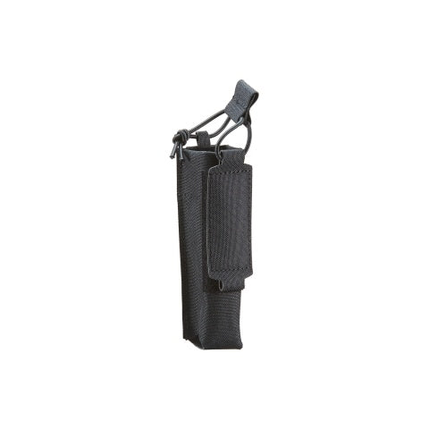 Lancer Tactical Laser Cut Single SMG Open Top Magazine Pouch - BLACK