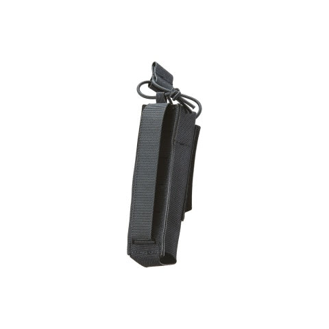 Lancer Tactical Laser Cut Single SMG Open Top Magazine Pouch - BLACK