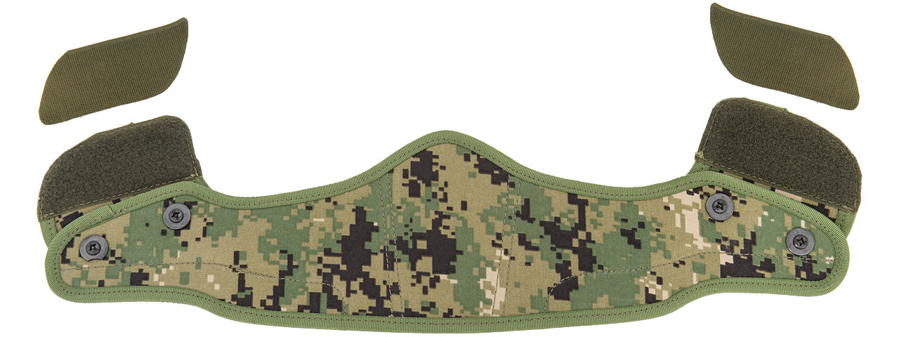 Lancer Tactical CA-801B HELMET Armor Face, Jungle Digital