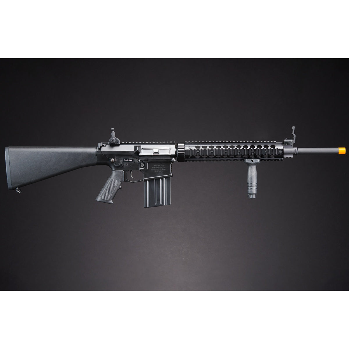 Classic Army Full Metal AR014M AEG SR-25 Airsoft Rifle - (Black)
