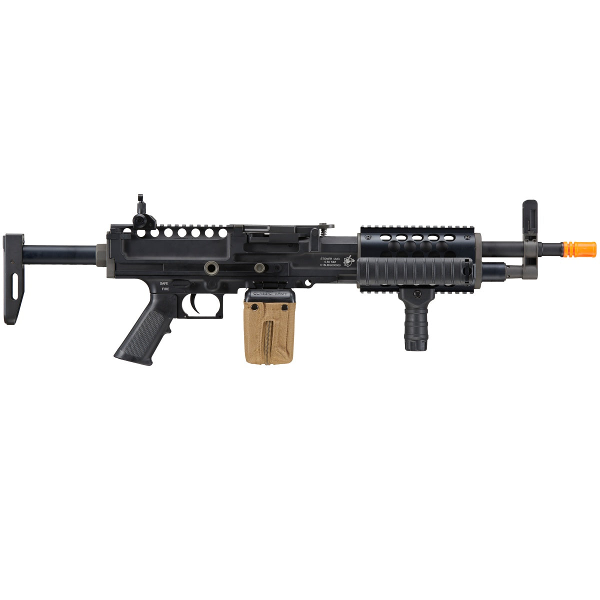 Classic Army Classic Edition Stoner AEG Airsoft LMG (Color: Black)